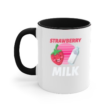 Discover Strawberry Milk Accent Mugs