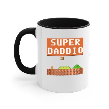 Discover Super Daddio Accent Mugs Fathers Day