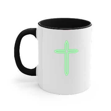 Discover Green Crucifix Accent Mugs