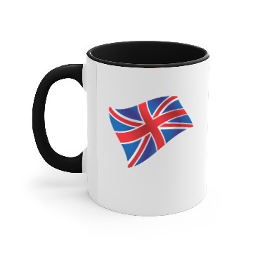 Discover Union Jack Flag Accent Mugs