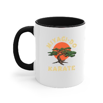 Discover Miyagi do karate Accent Mugs