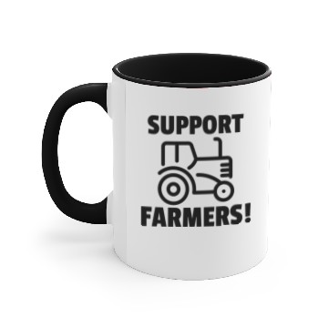 Discover Tractor Design - Support Farmers, Agriculture Accent Mugs