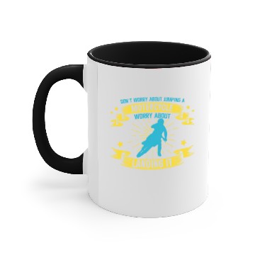Discover Freestyle Motocross Jumping Accent Mugs