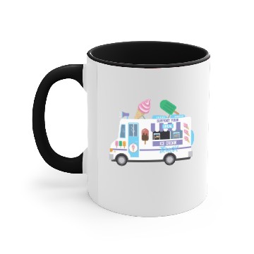 Discover Ice Cream Truck Driver Accent Mugs