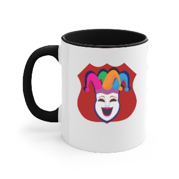 Discover Joker Accent Mugs