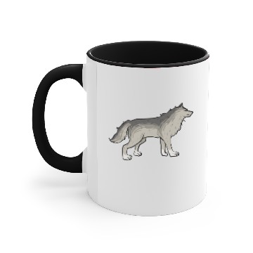 Discover Wild Alpha Lone Wolf Accent Mugs