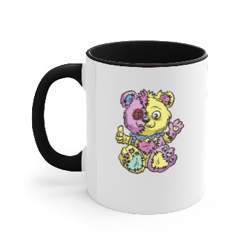 Discover Pastel Goth Ripped Teddy Accent Mugs