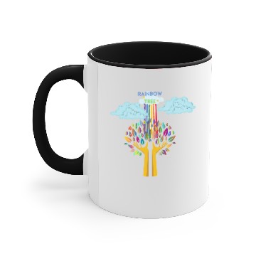 Discover RAINBOW TREE Accent Mugs