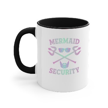 Discover lifeguard Design as mermaid style Accent Mugs