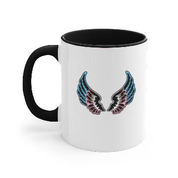 Discover Transgender Pride Wings Accent Mugs