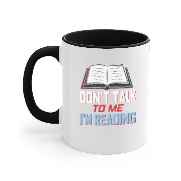 Discover Do Not Disturb While Reading Accent Mugs