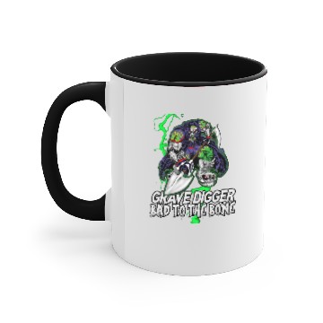 Discover grave digger Bad tot the Bone Monster jam Accent Mugs