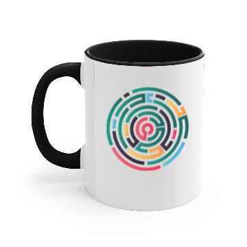 Discover Spiral Design with Multi Color Accent Mugs