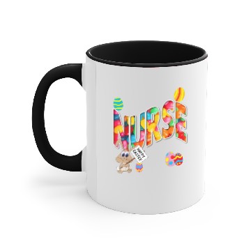 Discover Nurses Easter Jellybean Nurse Accent Mugs
