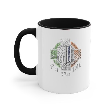Discover Thin Blue Line Accent Mugs Fir Na Dli Celtic Cross Irish