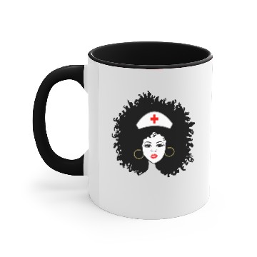 Discover african american nurse Accent Mugs