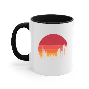 Discover Dubai Sunset Accent Mugs