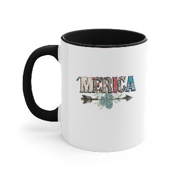 Discover merica western Accent Mugs