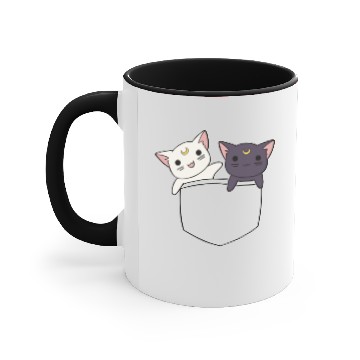 Discover Sailor Moon cats Accent Mugs