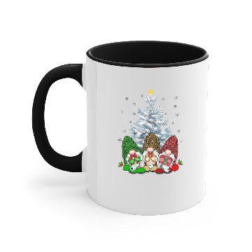 Discover Three Nordic Gnomes And Their Christmas TreeGift T Accent Mugs