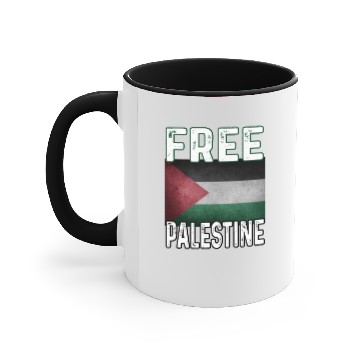 Discover Free Palestine Accent Mugs
