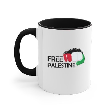 Discover Free Palestine Accent Mugs