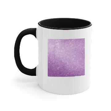 Discover Lilac Glitter Pattern Accent Mugs