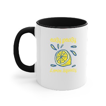 Discover Easy Peasy Lemon Squeezy Accent Mugs