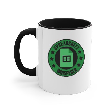 Discover Spreadsheet Whisperer Excel Accountant Accounting Accent Mugs