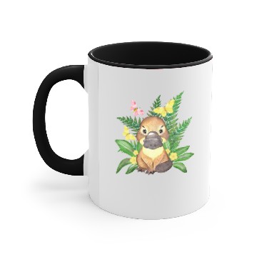 Discover Funny and Famous Platypus Animal of Australia Cute Accent Mugs