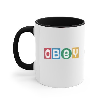 Discover Obey Big Shot Logo Funny Basic Happy Bday Accent Mugs