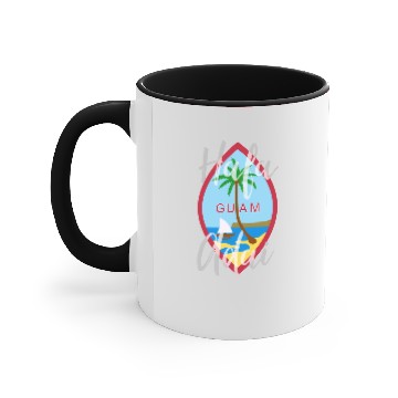 Discover Hafa Adai Guam Seal Pull Over Gift Accent Mugs