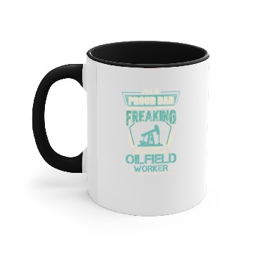 Discover Proud Dad Oilfield Worker Accent Mugs