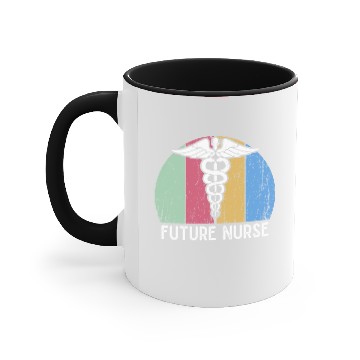 Discover Future Nurse Accent Mugs