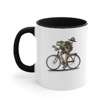 Discover Montain Cycling Frog Baseball Jerseys Accent Mugs