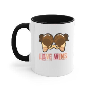 Discover Black lesbians couple ice cream Accent Mugs