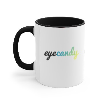 Discover eye candy Accent Mugs
