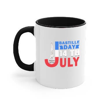 Discover bastille day Accent Mugs