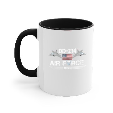 Discover Dd-214 Us Air Force Alumni Flag Gift Accent Mugs