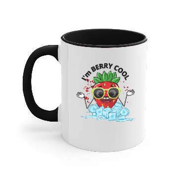 Discover I am BERRY COOL Accent Mugs
