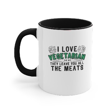 Discover Vegeatrian Meat Carrot Steak Accent Mugs