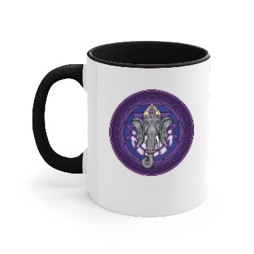 Discover Ganesh and the Lotus Accent Mugs