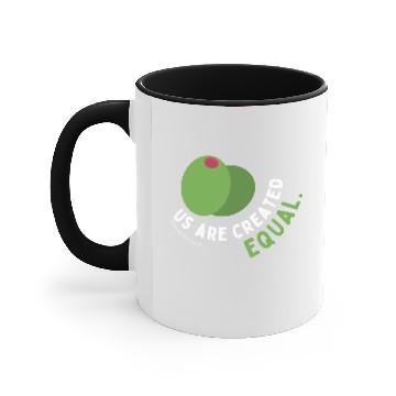 Discover Olive Us Are Created Equal Accent Mugs