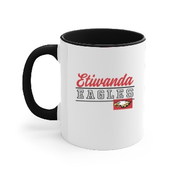 Discover Etiwanda High School Eagles C4 Baseball Jerseys Accent Mugs