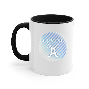 Discover Horoscope Sign Gemini Accent Mugs
