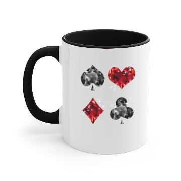 Discover Poker Accent Mugs