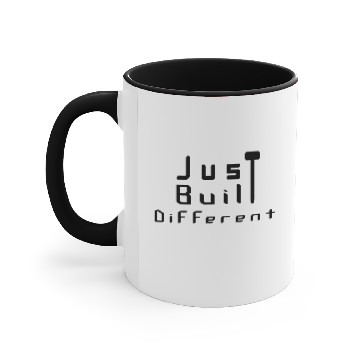 Discover Just Built Different Accent Mugs