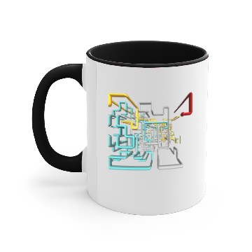 Discover Dan Flashes pattern cool tim robinson Accent Mugs