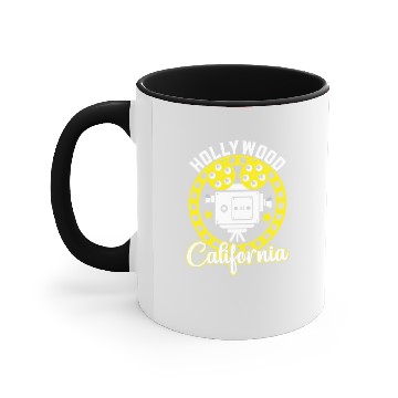 Discover Hollywood California Film Accent Mugs