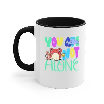Discover You are not alone Accent Mugs